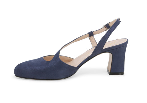 Melluso Donna Décolleté Camoscio X517W-234425 Blu